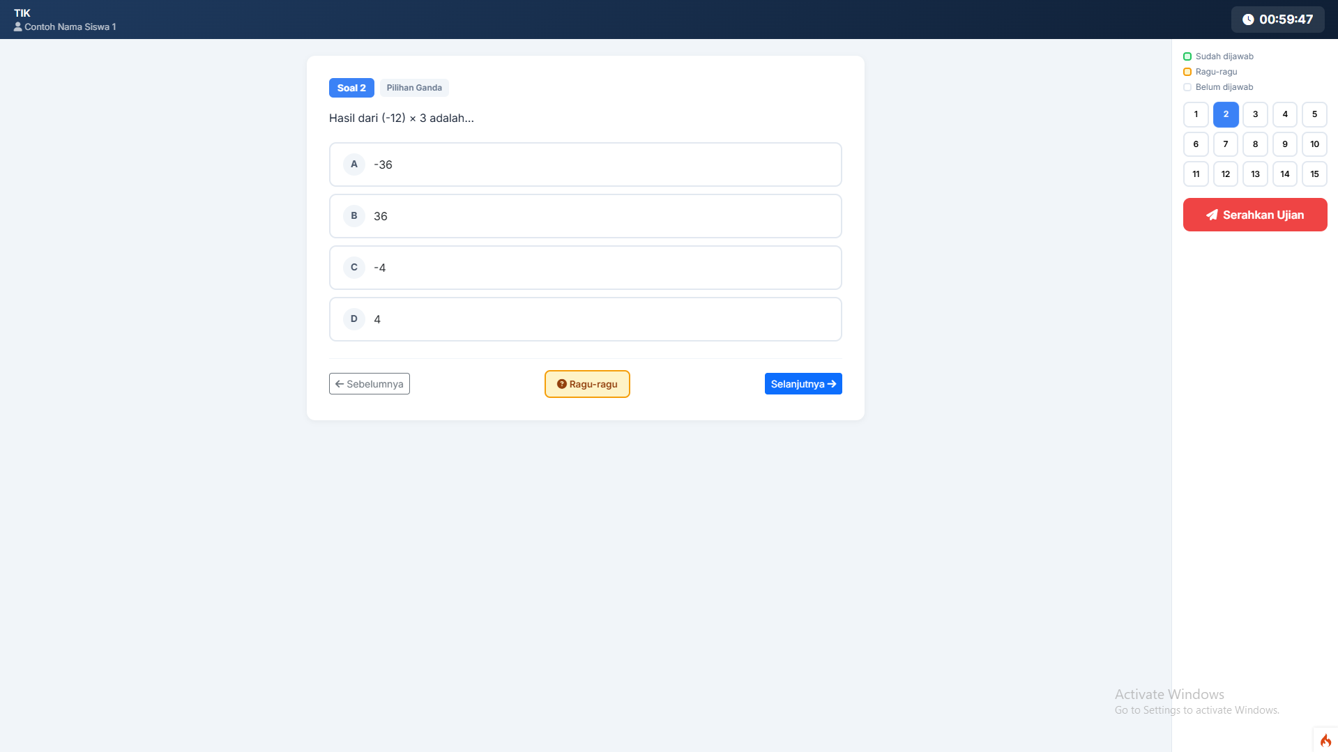 Addon CBT Online